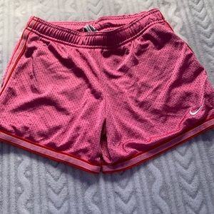 Nike pink and red shorts